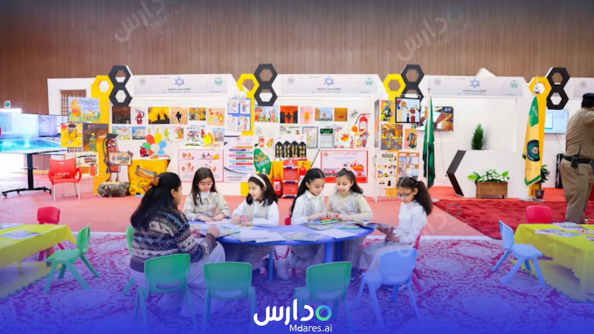 موقع مدرسة الزاهره الاهلية الجوف