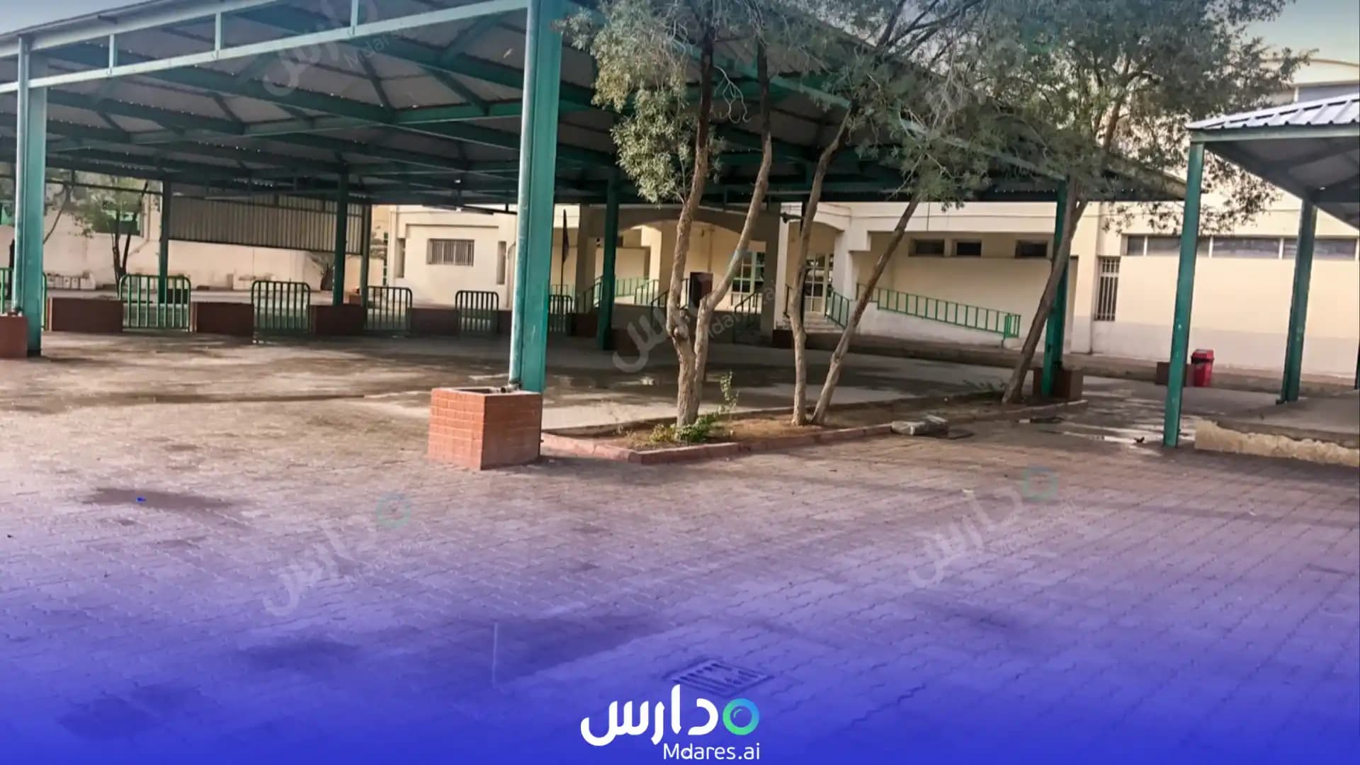 موقع المدرسة الإيرانية الابتدائية للبنين الدوحة