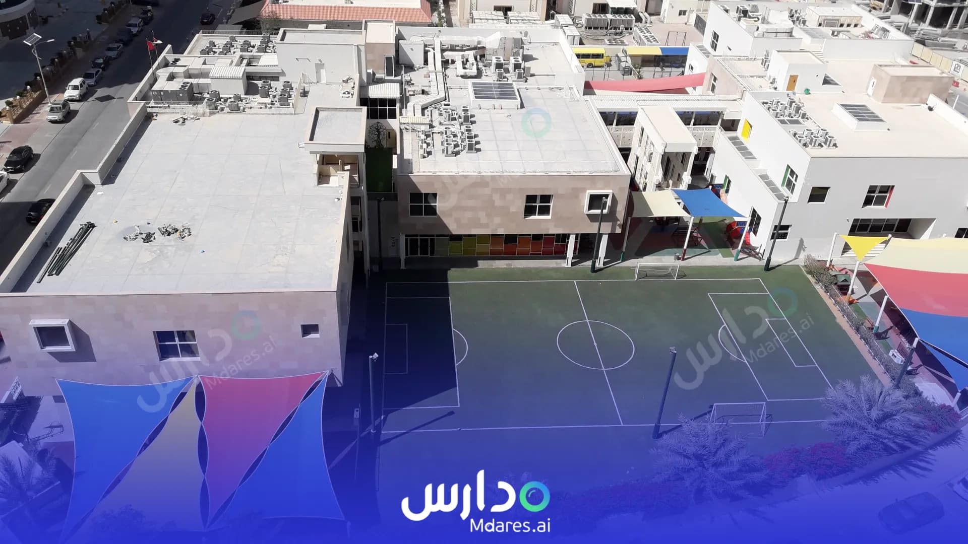 موقع مدرسة فيكتوري هايتس الإبتدائية دبي