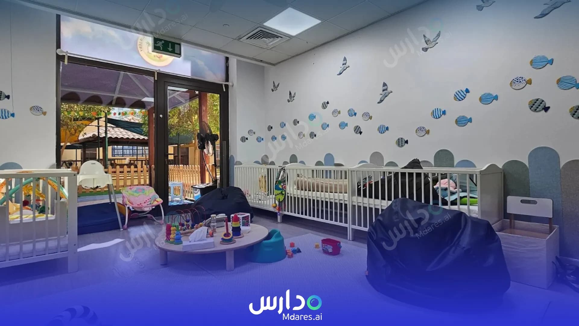 موقع مركز قرية جبل علي للطفولة المبكرة دبي