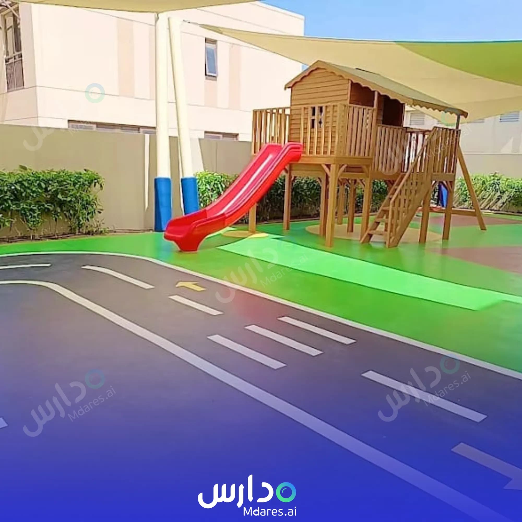 عنوان حضانة قرية جبل علي الشارقة